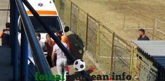 VIDEO. Accidentare horror pentru Aurica Badea in meciul Unirea Ungureni-FC Brezoaele. Vezi imagini cu accidentarea jucatorului de la Brezoaele