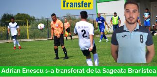 Adrian Enescu s-a transferat de la Sageata Branistea. Unde va evolua in retur?